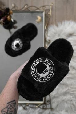 KILLSTAR Starchild Fur Slippers -AKUMU INK shop dasacopy