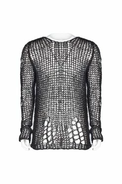 PUNK RAVE Doom Metal Shredded Top [UNISEX] -AKUMU INK shop dc49250b5c