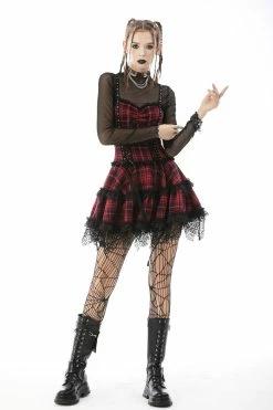 DARK IN LOVE Girl In The Band Plaid Punk Dress -AKUMU INK shop ddddd 05d1120c 1c9b 45fc a129 46aa4d90737b