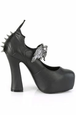 Demonia Nocturnal Creepture Mary Janes DEMON18 [Black Vegan Leather] -AKUMU INK shop demon 18 bvl13 92f371a9 0106 46e2 b17a 459468241b8e