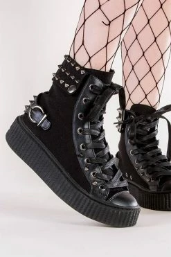 Demonia Death Punch Creeper Sneakers SNK266 -AKUMU INK shop dgdgdgrte