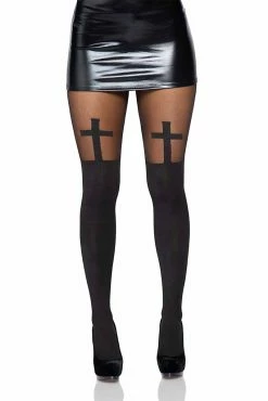 LEG AVENUE Forgive Me Father Tights