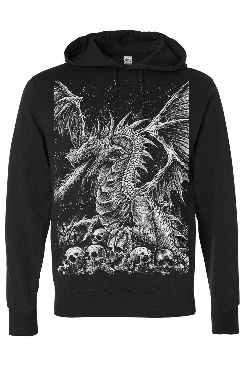 VampireFreaks Dragon's Lair Pullover Hoodie 4 VampireFreaks Dragon's Lair Pullover Hoodie - Image 2