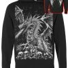 VampireFreaks Dragon's Lair Pullover Hoodie -AKUMU INK shop dragon hoodie01