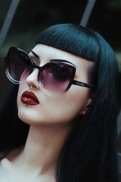 KILLSTAR Space Kitty Sunglasses [PURPLE]