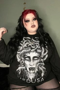 VampireFreaks Medusa Sweatshirt -AKUMU INK shop dsdfdfs