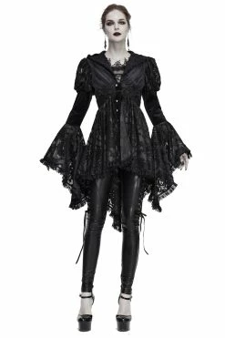 DEVIL FASHION Witcheress Floral Lace Tailcoat