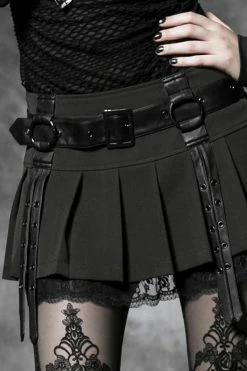 PUNK RAVE Diabolical Pleated Mini Skirt 16 PUNK RAVE Diabolical Pleated Mini Skirt -AKUMU INK shop dsgfrgrfhfdh