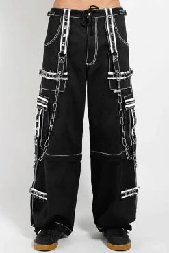 Tripp NYC Crazy Piper Pants [Black/White]