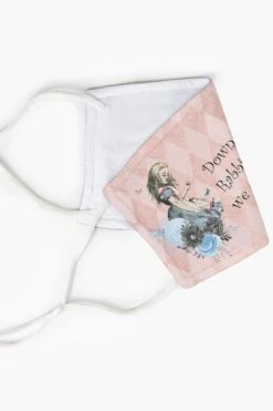 Gallery Serpentine Down The Rabbit Hole We Go Again -Mask -AKUMU INK shop dtrabbitholemask4