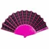 Kreepsville Spiderweb Scallop Fan [Pink] -AKUMU INK shop dvdfgdfgdf
