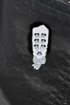 Catalyst Possessed Poet Edgar Allan Poe Enamel Pin -AKUMU INK shop dvfcopy
