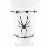 SOURPUSS Barbed Wire Spider Pint Glass 2 SOURPUSS Barbed Wire Spider Pint Glass -AKUMU INK shop eddfsfdsfsdgdf