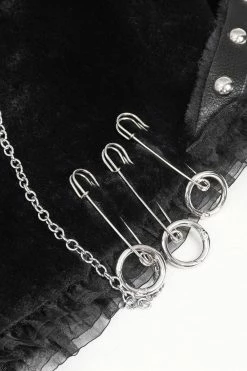 DEVIL FASHION Bat Ears Hat [Batwing Pockets] -AKUMU INK shop emo aesthetic