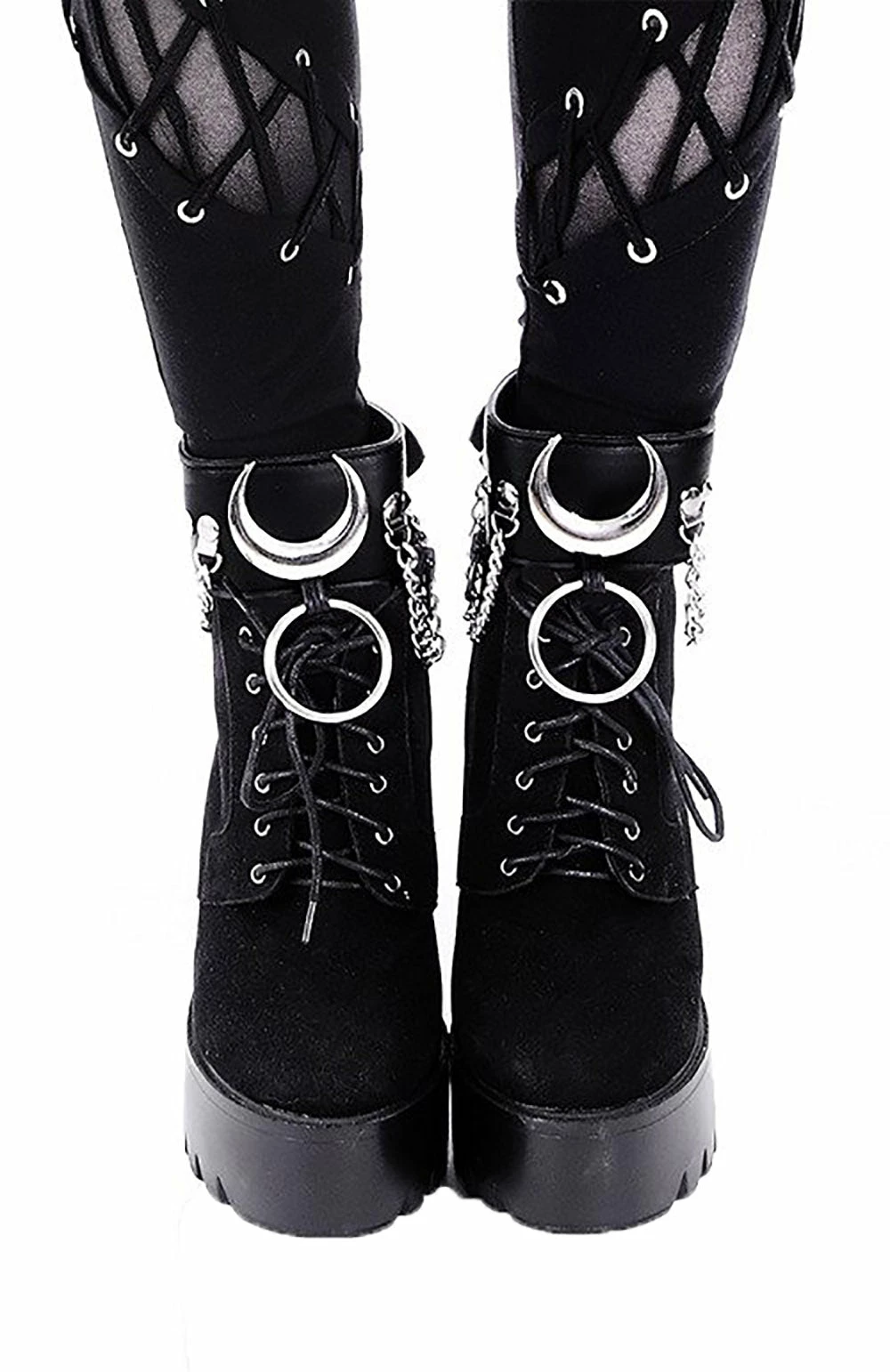 RESTYLE Iron Moon Shoe Cuffs 4 RESTYLE Iron Moon Shoe Cuffs - Image 2