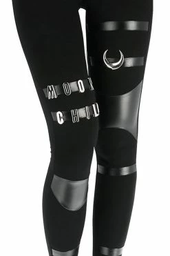 RESTYLE Moon Child Leggings 11 RESTYLE Moon Child Leggings -AKUMU INK shop eng pl MOON CHILD LEGGINGS black gothic pants with panels 1853 4 47461bf9 e2b7 4d23 9dfc 764e25338774