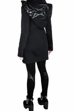 RESTYLE Twin Moon Leggings -AKUMU INK shop eng pl TWIN MOON Gothic LEGGINGS with moon print 1974 4copy