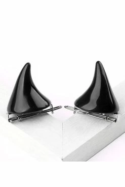 Catalyst Mind My Horns Hair Clips [Black] -AKUMU INK shop erhjyjerje56646jwhj