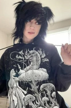 VampireFreaks Alice And The Caterpillar Hoodie [Zipper Or Pullover] -AKUMU INK shop ertgergeg