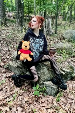 VampireFreaks Winnie The Pooh's Bloody Honey Hoodie [Zipper Or Pullover] -AKUMU INK shop fddfgdgd