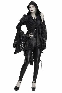 DEVIL FASHION Witcheress Floral Lace Tailcoat 17 DEVIL FASHION Witcheress Floral Lace Tailcoat -AKUMU INK shop fdgdgdgdgfd