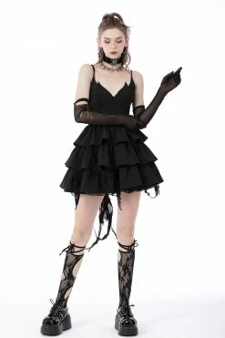 DARK IN LOVE Batling Ruffled Dress -AKUMU INK shop fdsfsdfsd 10da5884 2bfc 42d6 a46a 1444448f5071