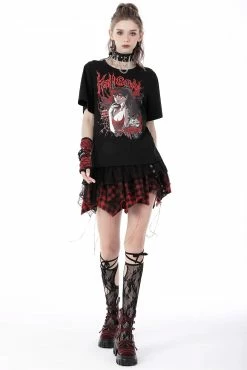 DARK IN LOVE Blood Oath Striped Arm Warmers -AKUMU INK shop fdsfsdfsdfsd