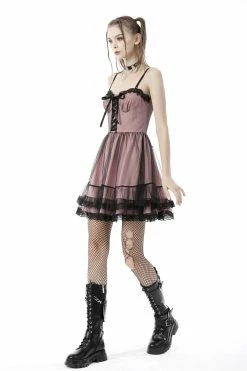 DARK IN LOVE Porcelain Pink Doll Dress -AKUMU INK shop fdsfsds