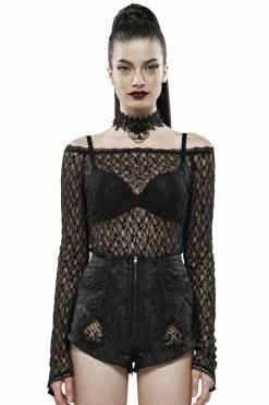 PUNK RAVE Mythica Off The Shoulder Top