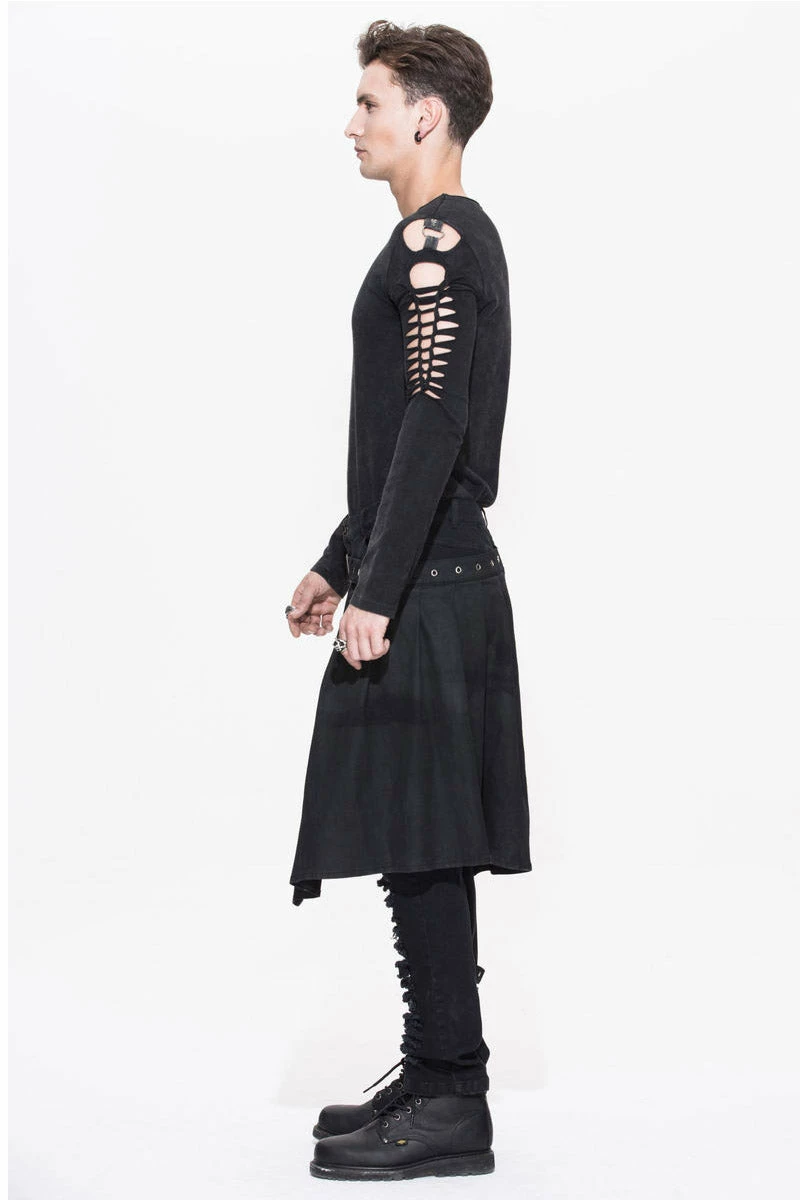 DEVIL FASHION Death Dealer Distressed Pants 7 DEVIL FASHION Death Dealer Distressed Pants - Image 5