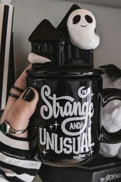 KILLSTAR Spooky Mug With Lid -AKUMU INK shop fffffff b825ed7e 4f4c 4ab9 b826 66b625196c70