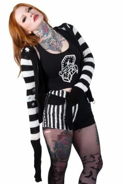 Too Fast F Off Pink Heart Zip Up Cardigan Sweater -AKUMU INK shop fgdgdfgdfgrdt