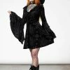 KILLSTAR Celestite Long Sleeve Burnout Dress -AKUMU INK shop fgfgfgfggtfgtftgf