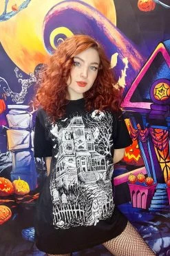 VampireFreaks Haunted Mansion Tee [Multiple Styles Available] -AKUMU INK shop fghdretfghfdf