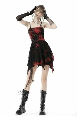 DARK IN LOVE Bloody Boo Tie Dye Dress -AKUMU INK shop fghgh