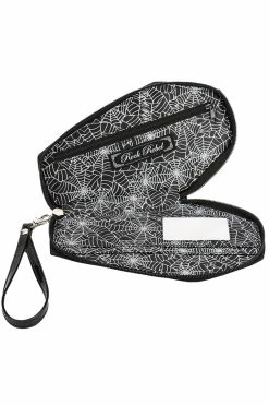 Rock Rebel We Belong Dead Frankenstein & Bride Glitter Coffin Wallet -AKUMU INK shop frgtregtre