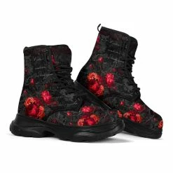 Gallery Serpentine Red Roses French Script Chunky Boots, FREE Shipping -AKUMU INK shop front 2 1024x1024 2x 670f1d6e 1726 4543 8fad fd287ee948b2
