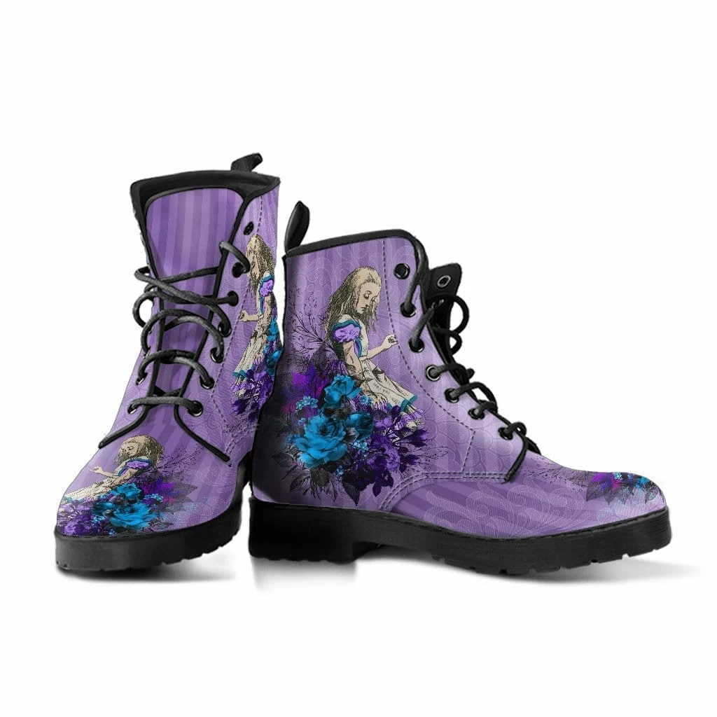 Gallery Serpentine Lilac Alice, Vegan Boots, FREE Shipping 4 Gallery Serpentine Lilac Alice, Vegan Boots, FREE Shipping - Image 2