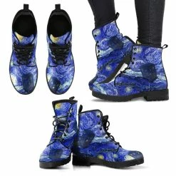 Gallery Serpentine Van Gogh & The Doctor Vegan Boots, FREE Shipping -AKUMU INK shop front 4 1024x1024 2x 8760d0cc 0923 4c89 acd7 2529608757db