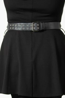 KILLSTAR Vicious Studded Belt [SILVER] -AKUMU INK shop fs 22f53175 6788 433f 8a79 8424219d5ff0