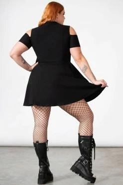 KILLSTAR Cybermancy Zip Skater Dress -AKUMU INK shop fsdfssd