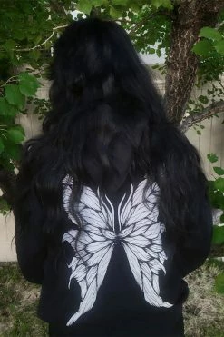 VampireFreaks Dark Fairy Hoodie [Zipper Or Pullover] -AKUMU INK shop fsfdsfdsfsdf