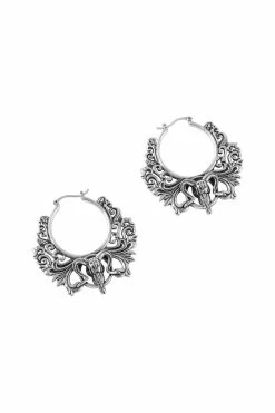 KILLSTAR Worship The Night Hoop Earrings [S] -AKUMU INK shop fsfrwete