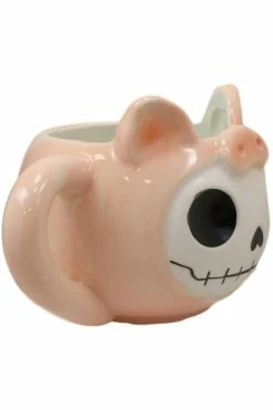 FURRYBONES Bacon The Dead Pig Mug -AKUMU INK shop fsfsdfsdfdss