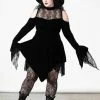 KILLSTAR Moonstera Velvet Dress -AKUMU INK shop fsfsfs a372dda8 be91 45a8 bee8 8b6d40fca964