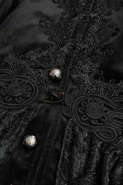 DEVIL FASHION Witcheress Floral Lace Tailcoat 24 DEVIL FASHION Witcheress Floral Lace Tailcoat -AKUMU INK shop fvsfsdfsfdsd