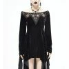 DEVIL FASHION Spirit Seer Velvet Dress