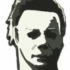 Rock Rebel Michael Myers Head Enamel Pin -AKUMU INK shop gesrgtrsthrds
