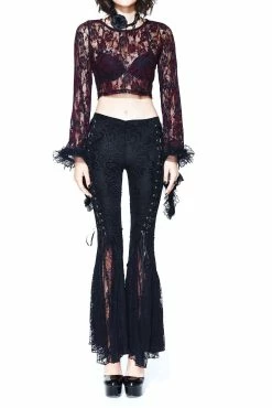 DEVIL FASHION Persephone Flared Pants 12 DEVIL FASHION Persephone Flared Pants -AKUMU INK shop gfdgd ceaac413 6046 4cc0 9b4d 0d3a1e80f27f
