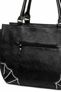 Banned Apparel Batty Babe Handbag [BLACK/WHITE] -AKUMU INK shop gfrgrbtr